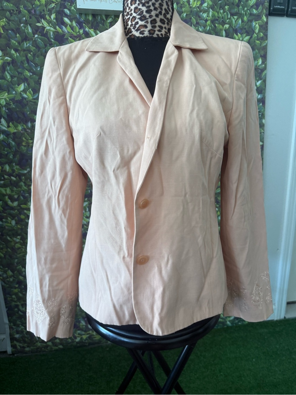 Women’s Light Pink Tailored Blazer Jacket 104